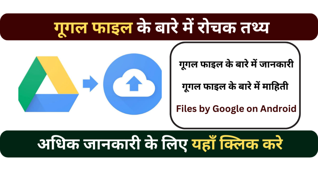 गूगल फाइल के बारे में रोचक तथ्य | Google File Facts In Hindi